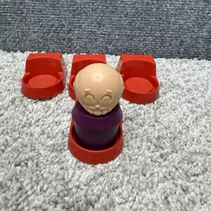 Vintage Tupperware tuppertoys figure Noah w/ extra stands